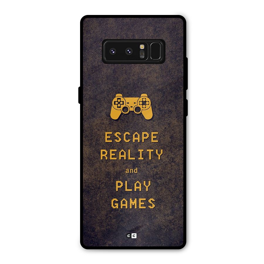 Escape Reality Metal Back Case for Galaxy Note 8