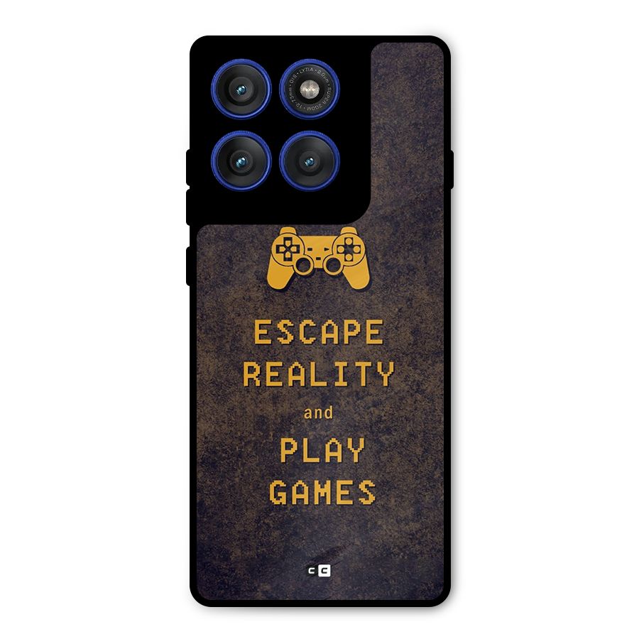 Escape Reality Metal Back Case for Motorola Edge 60 Pro