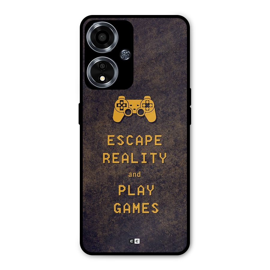 Escape Reality Metal Back Case for Oppo A59