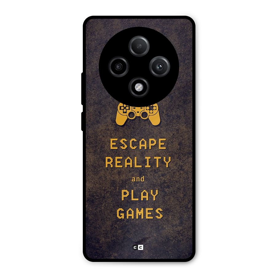Escape Reality Metal Back Case for Oppo F27 Pro Plus