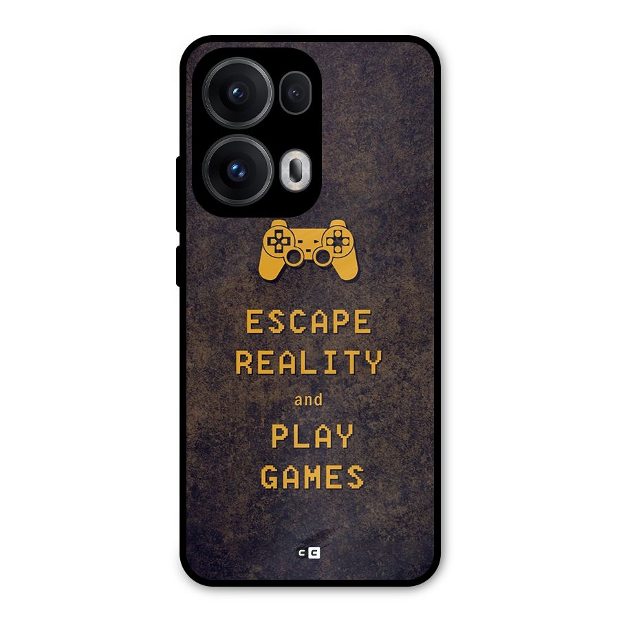 Escape Reality Metal Back Case for Oppo Reno13 Pro