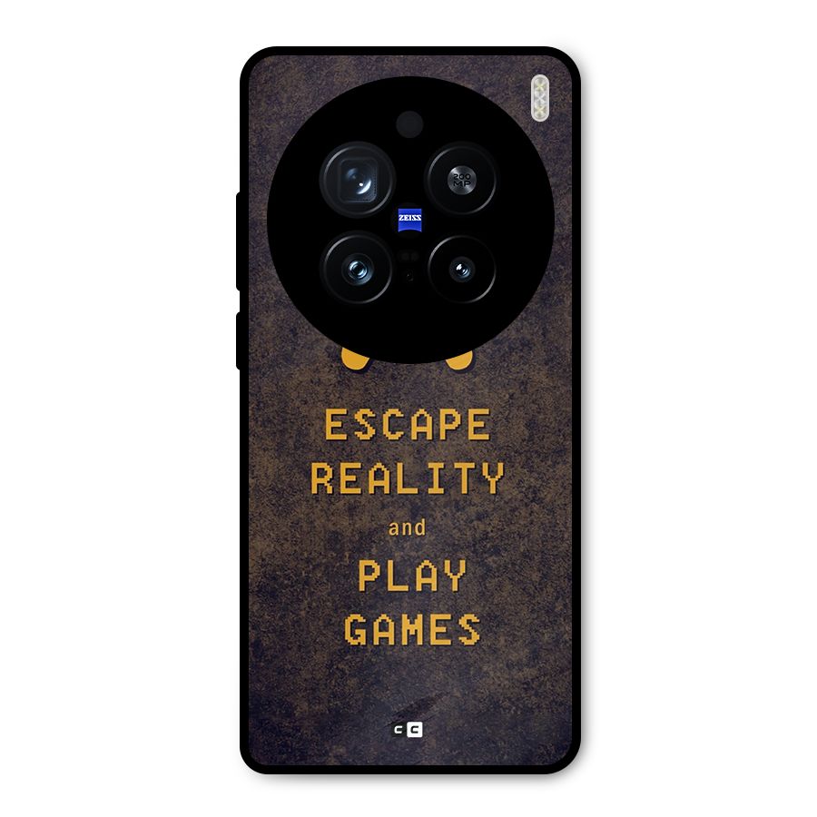 Escape Reality Metal Back Case for Vivo X200 Pro