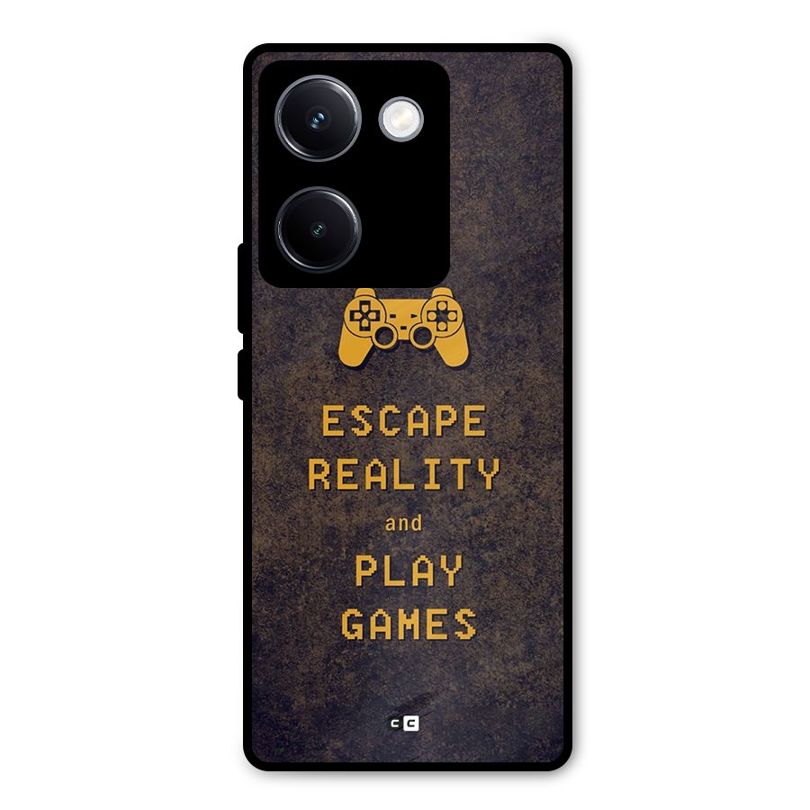 Escape Reality Metal Back Case for Vivo Y300 Plus