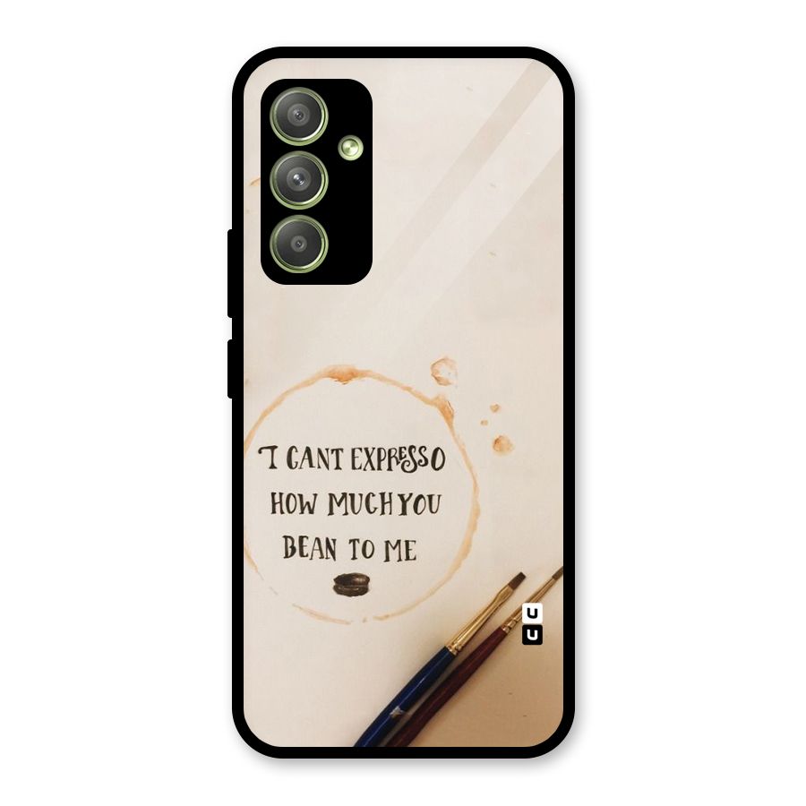 Espresso Bean Glass Back Case for Galaxy A54