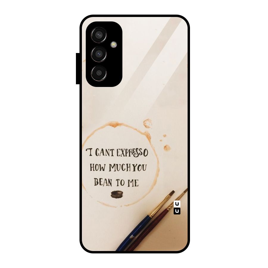 Espresso Bean Glass Back Case for Galaxy F13