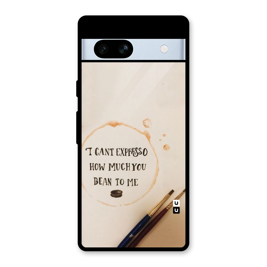 Espresso Bean Glass Back Case for Google Pixel 7a
