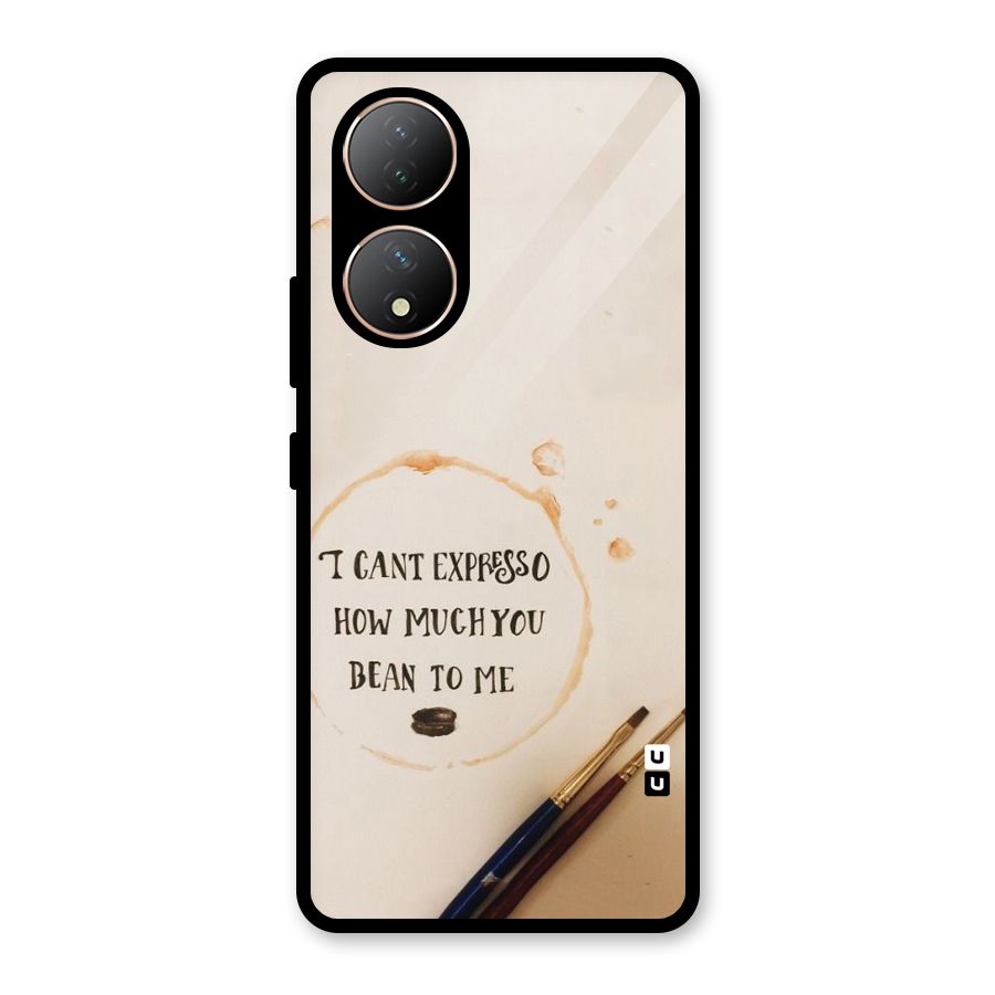Espresso Bean Glass Back Case for Vivo Y100A