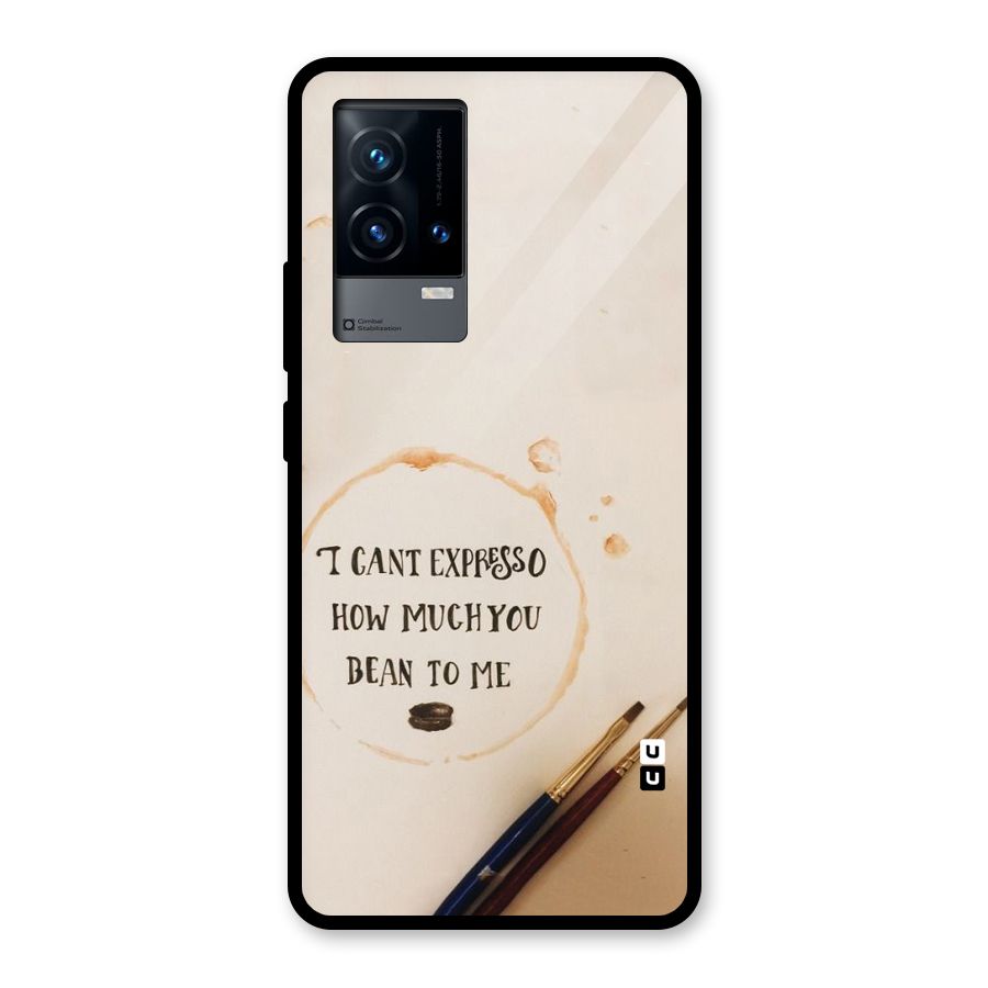 Espresso Bean Glass Back Case for iQOO 9 5G