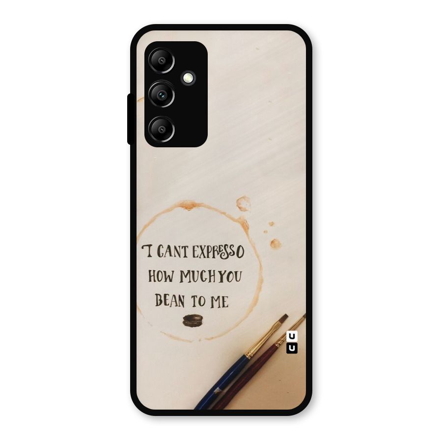 Espresso Bean Metal Back Case for Galaxy A14 5G