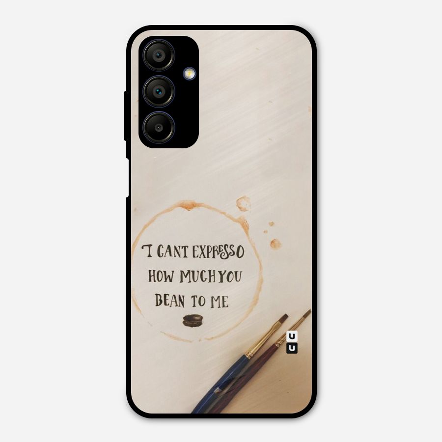 Espresso Bean Metal Back Case for Galaxy A15 5G
