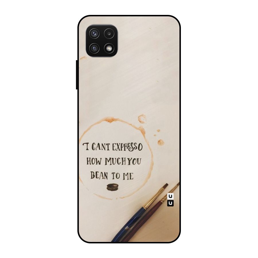 Espresso Bean Metal Back Case for Galaxy A22 5G