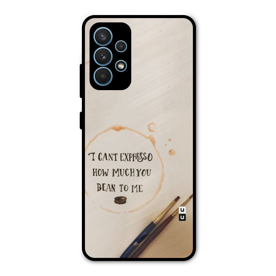 Espresso Bean Metal Back Case for Galaxy A32