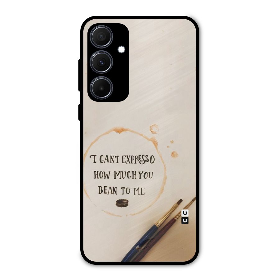 Espresso Bean Metal Back Case for Galaxy A35