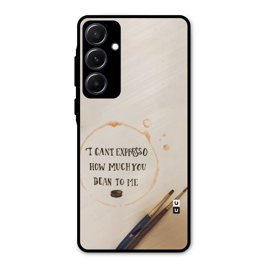 Espresso Bean Metal Back Case for Galaxy A55