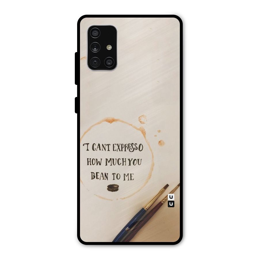 Espresso Bean Metal Back Case for Galaxy A71
