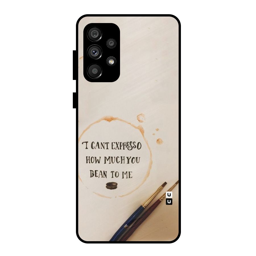 Espresso Bean Metal Back Case for Galaxy A73 5G