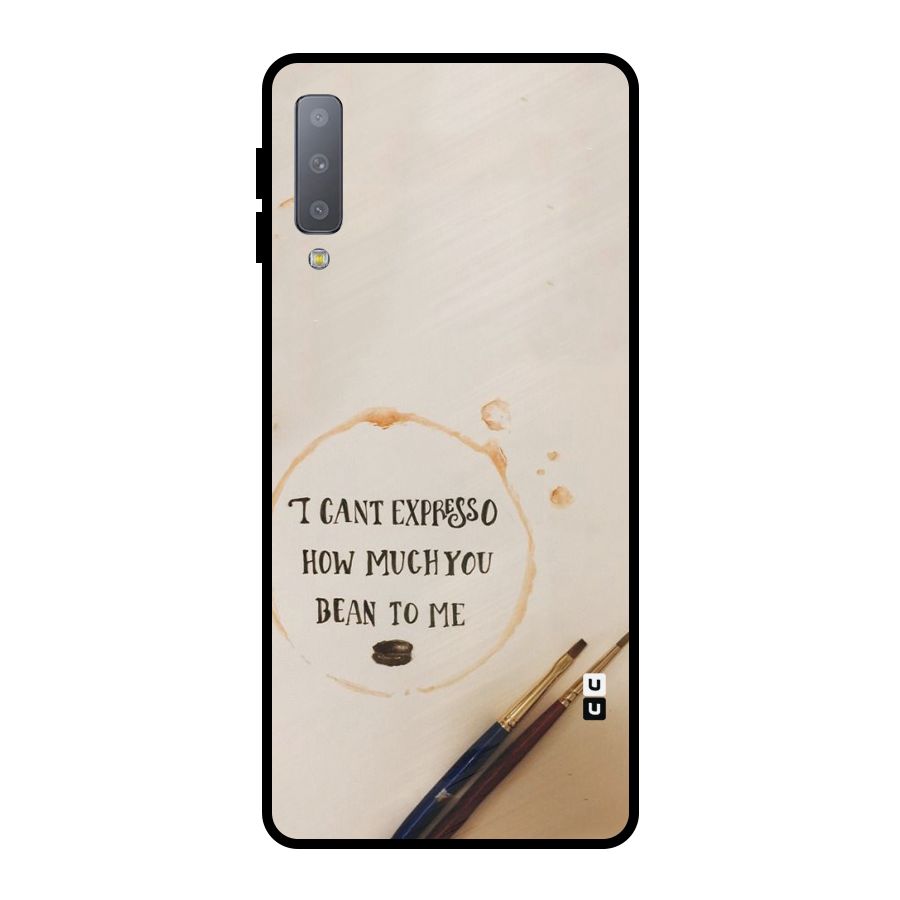 Espresso Bean Metal Back Case for Galaxy A7 (2018)