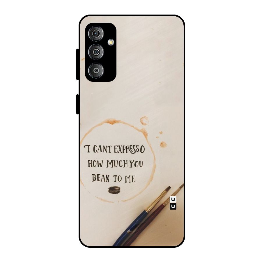 Espresso Bean Metal Back Case for Galaxy F23