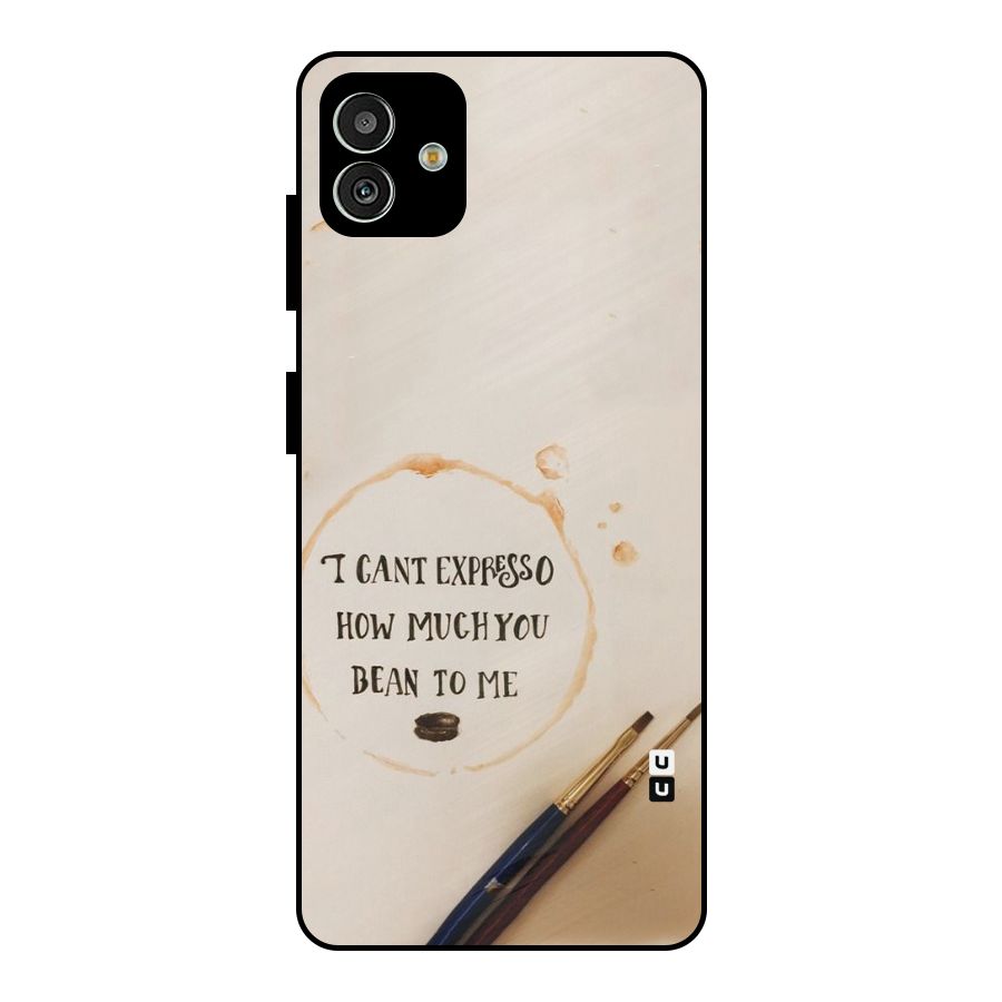 Espresso Bean Metal Back Case for Galaxy M13 5G