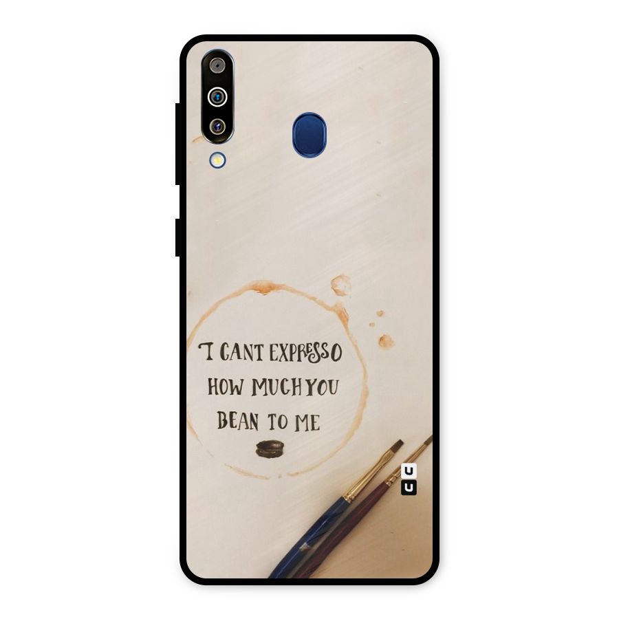 Espresso Bean Metal Back Case for Galaxy M30