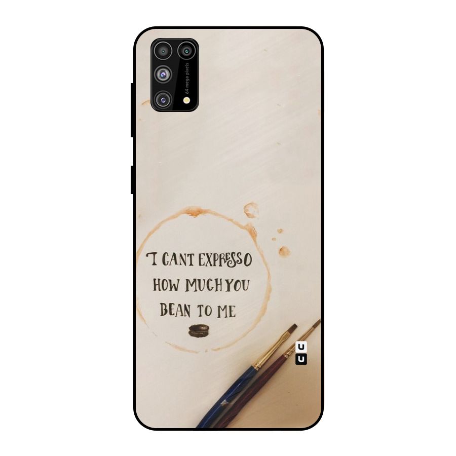 Espresso Bean Metal Back Case for Galaxy M31
