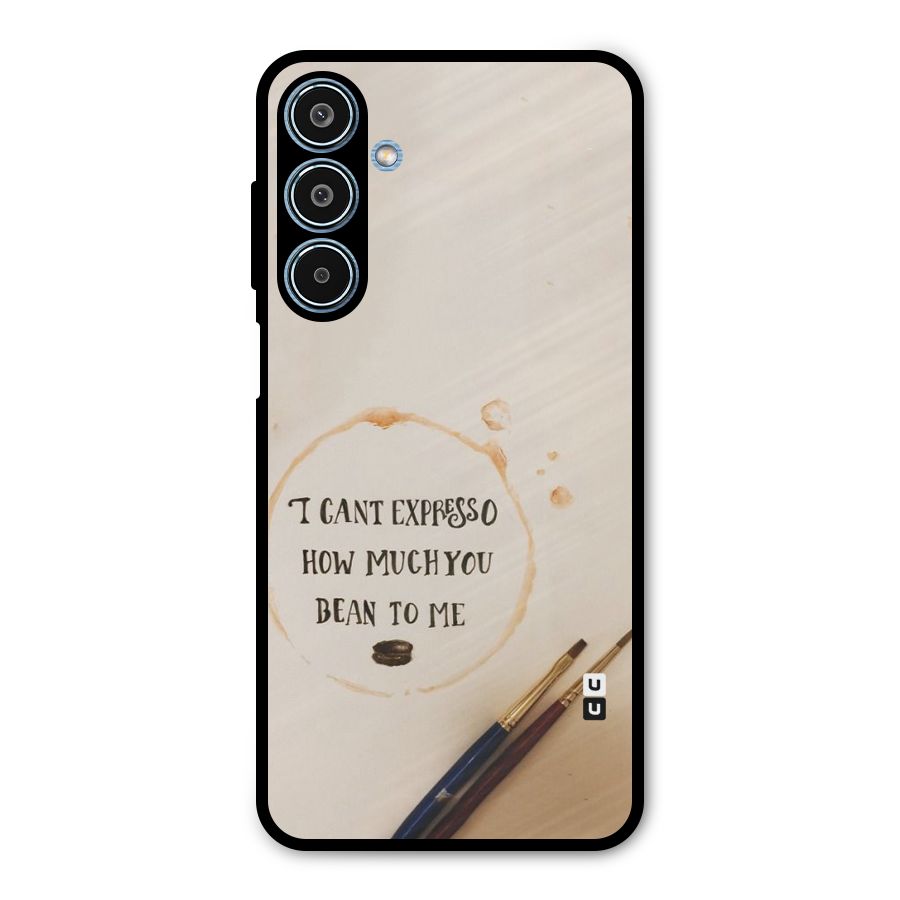 Espresso Bean Metal Back Case for Galaxy M35