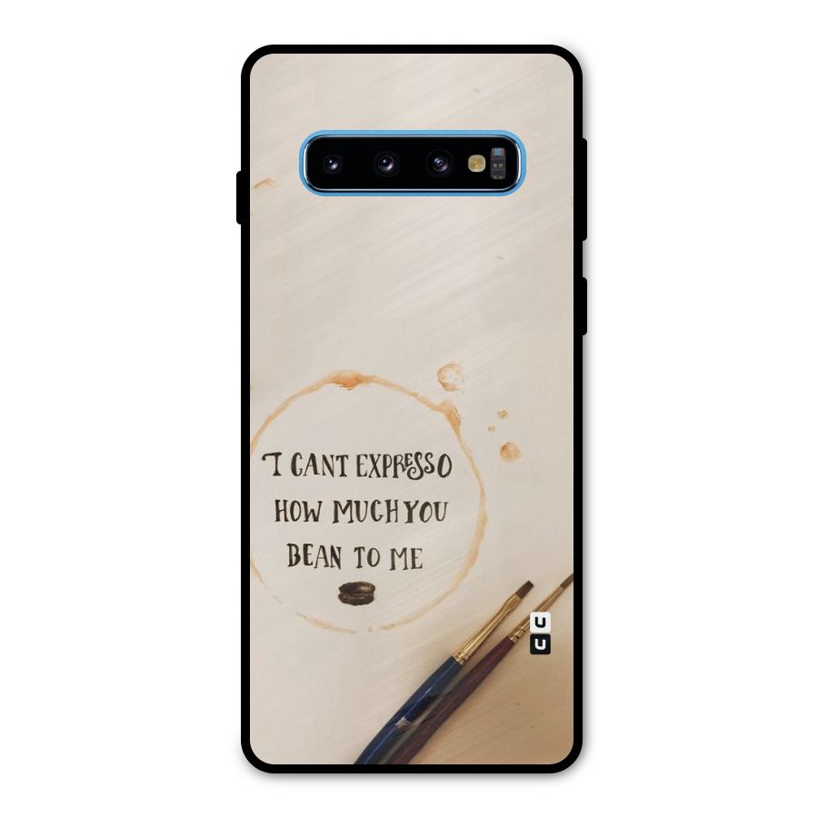 Espresso Bean Metal Back Case for Galaxy S10