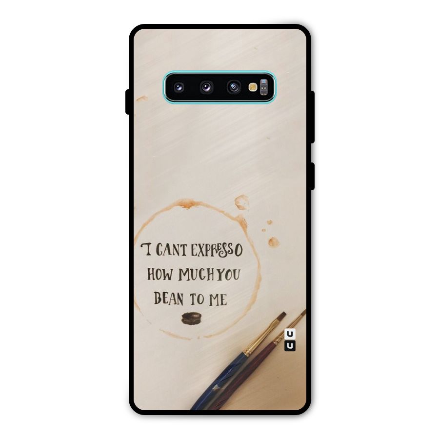 Espresso Bean Metal Back Case for Galaxy S10 Plus