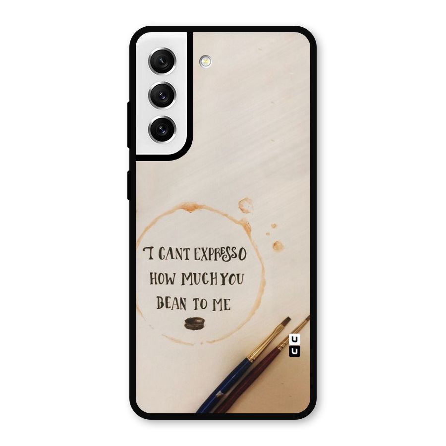 Espresso Bean Metal Back Case for Galaxy S21 FE 5G