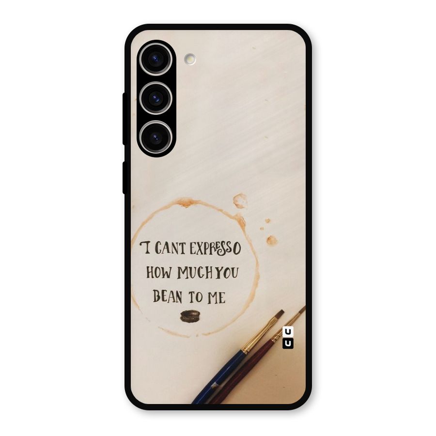 Espresso Bean Metal Back Case for Galaxy S23 Plus
