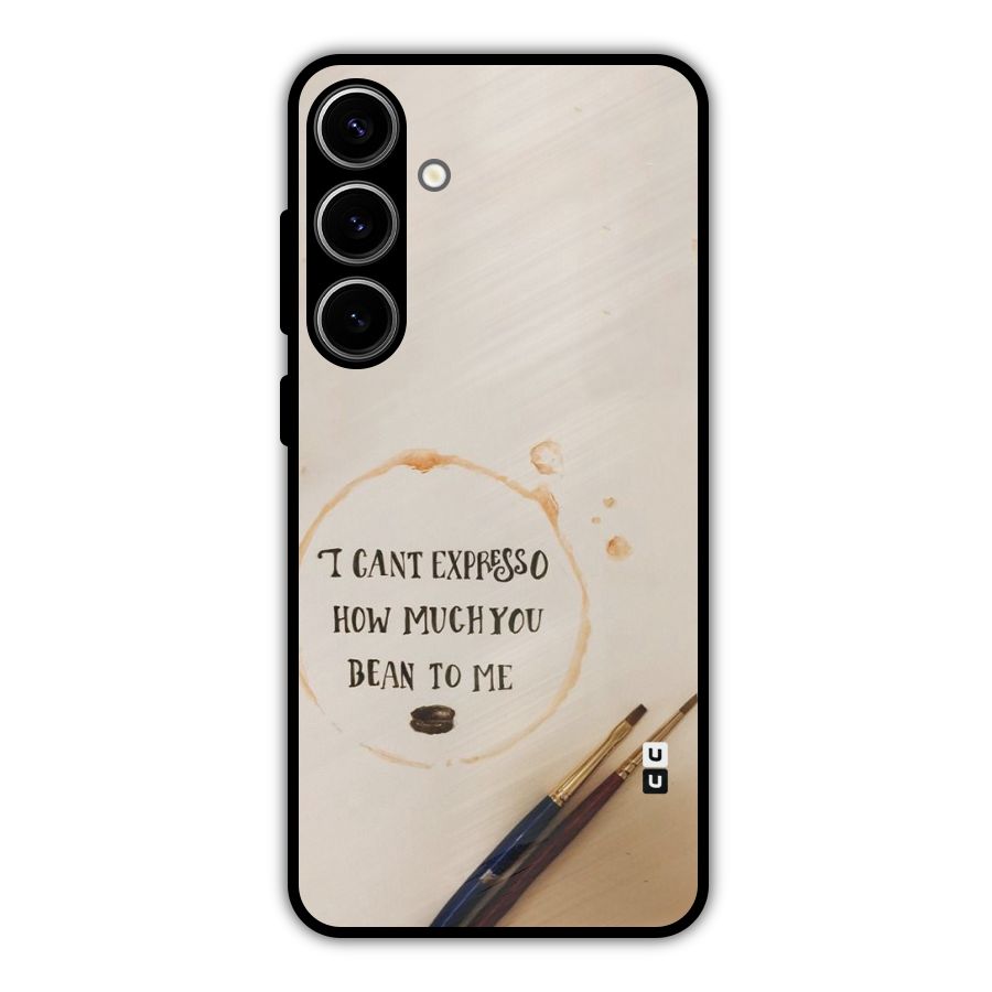 Espresso Bean Metal Back Case for Galaxy S24 Plus