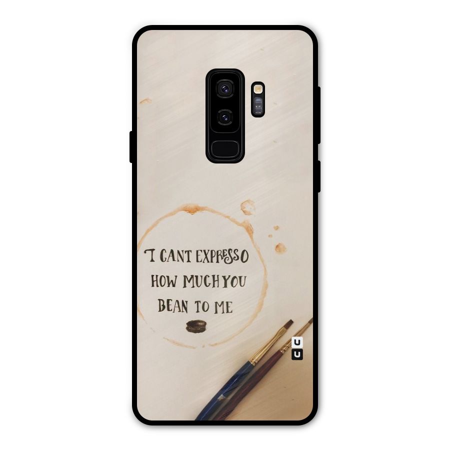 Espresso Bean Metal Back Case for Galaxy S9 Plus