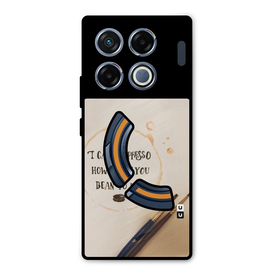 Espresso Bean Metal Back Case for Infinix GT 20 Pro