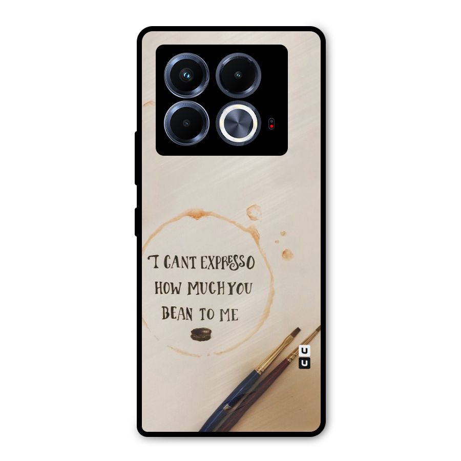Espresso Bean Metal Back Case for Infinix Note 40 5G