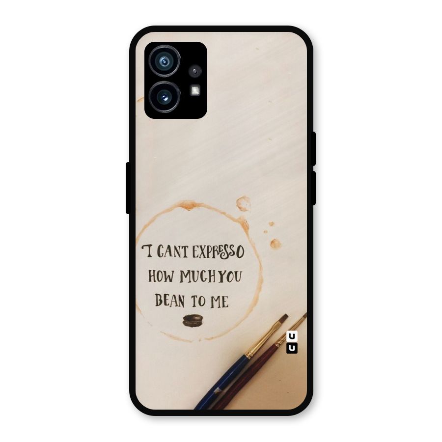 Espresso Bean Metal Back Case for Nothing Phone 1