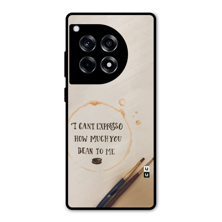 Espresso Bean Metal Back Case for OnePlus 12R