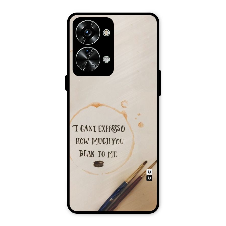 Espresso Bean Metal Back Case for OnePlus Nord 2T