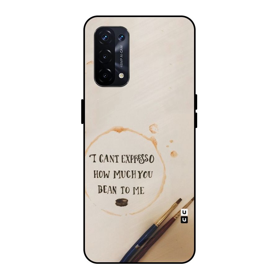 Espresso Bean Metal Back Case for Oppo A74 5G