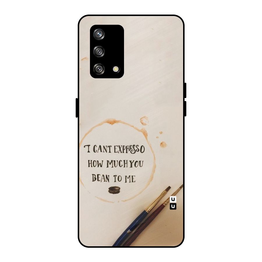 Espresso Bean Metal Back Case for Oppo F19