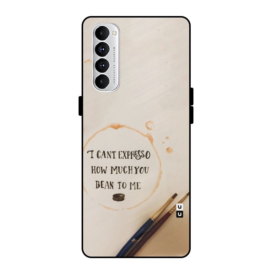 Espresso Bean Metal Back Case for Oppo Reno4 Pro