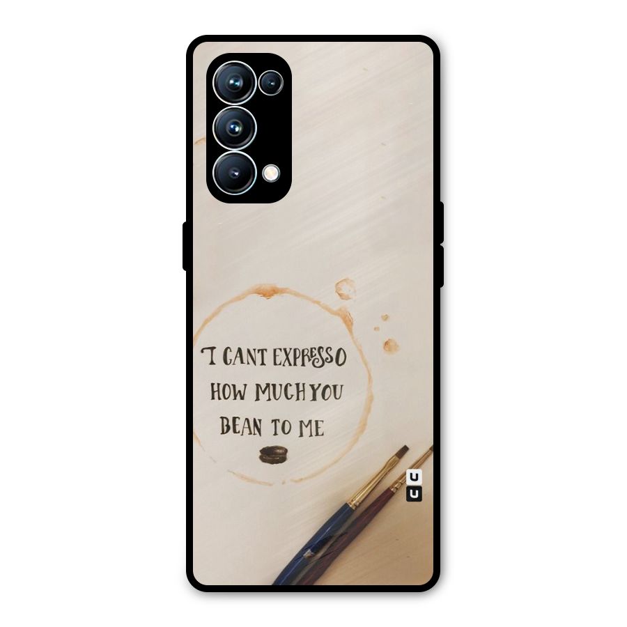 Espresso Bean Metal Back Case for Oppo Reno5 Pro 5G