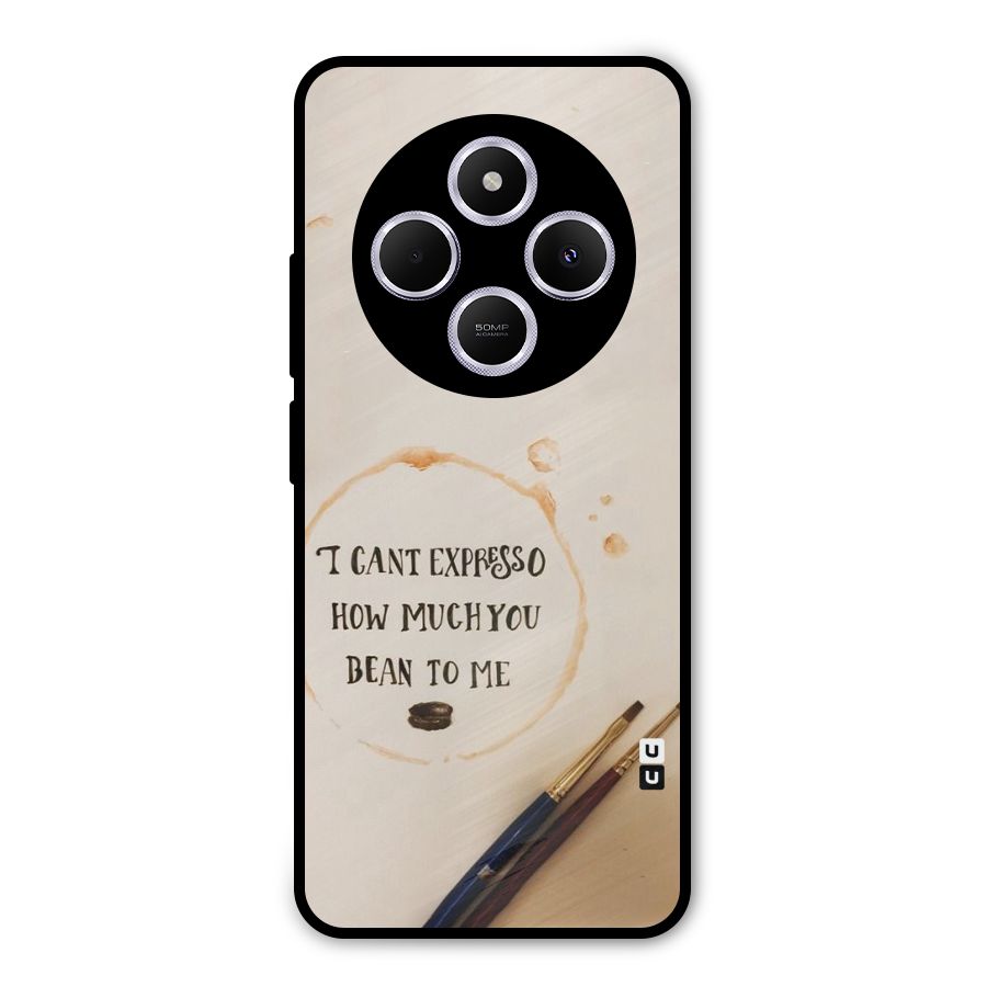 Espresso Bean Metal Back Case for Poco C75 5G