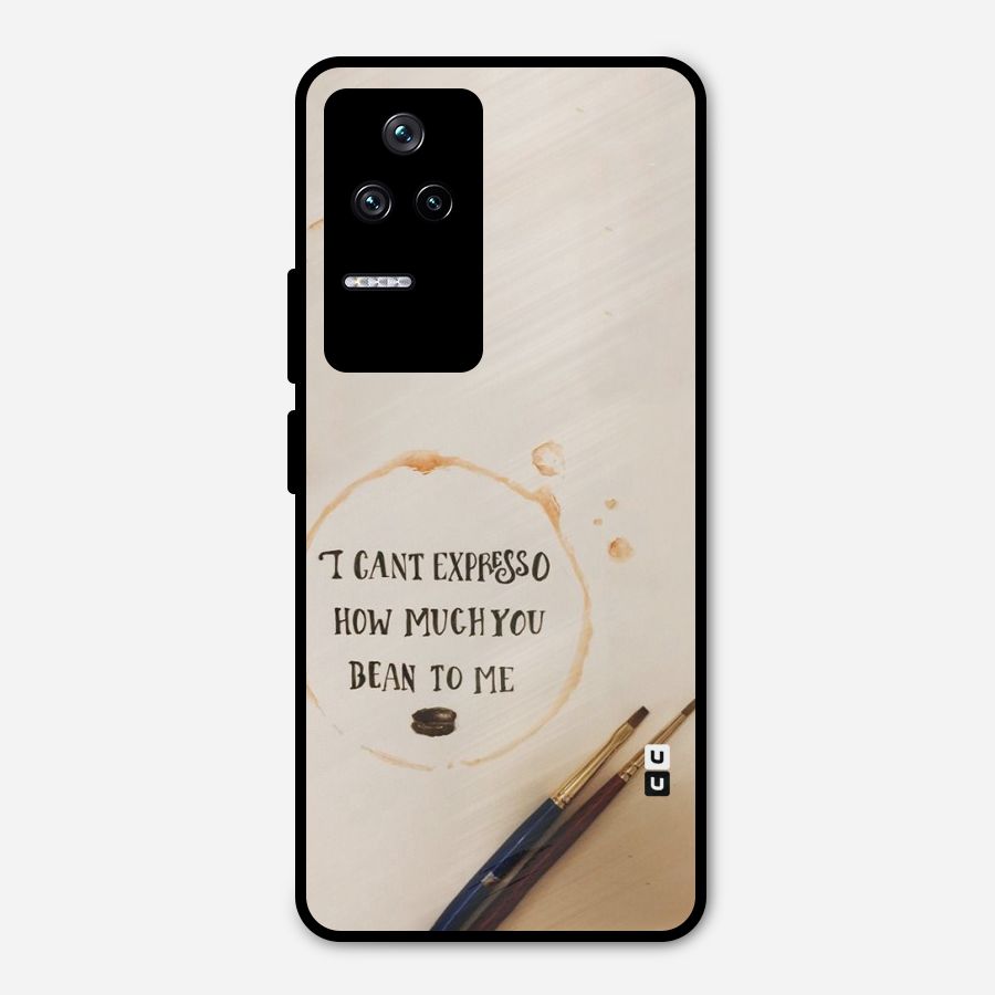 Espresso Bean Metal Back Case for Poco F4 5G