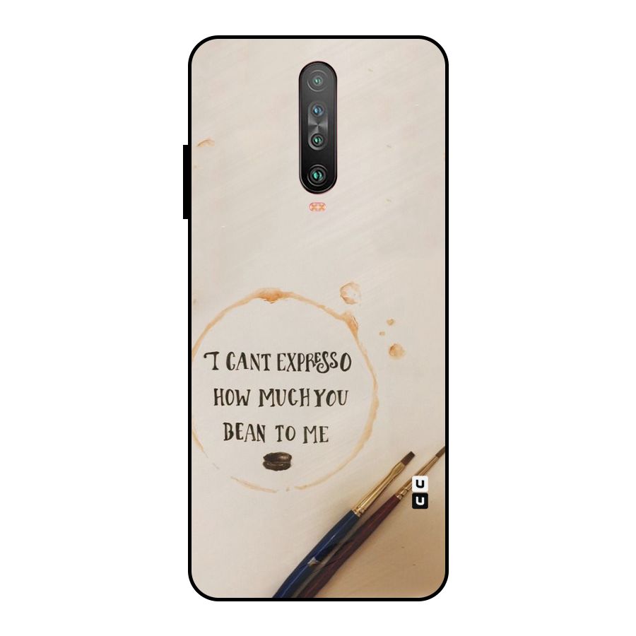 Espresso Bean Metal Back Case for Poco X2