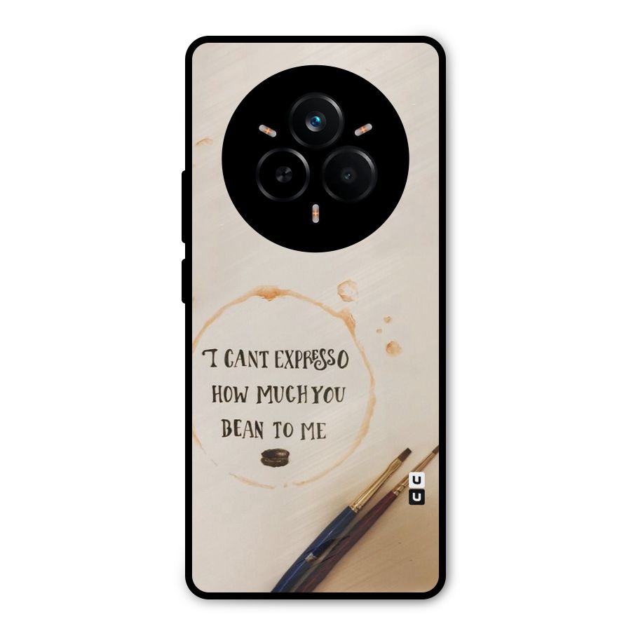 Espresso Bean Metal Back Case for Realme 14 Pro