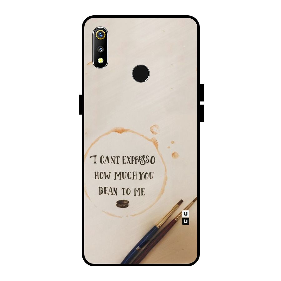 Espresso Bean Metal Back Case for Realme 3
