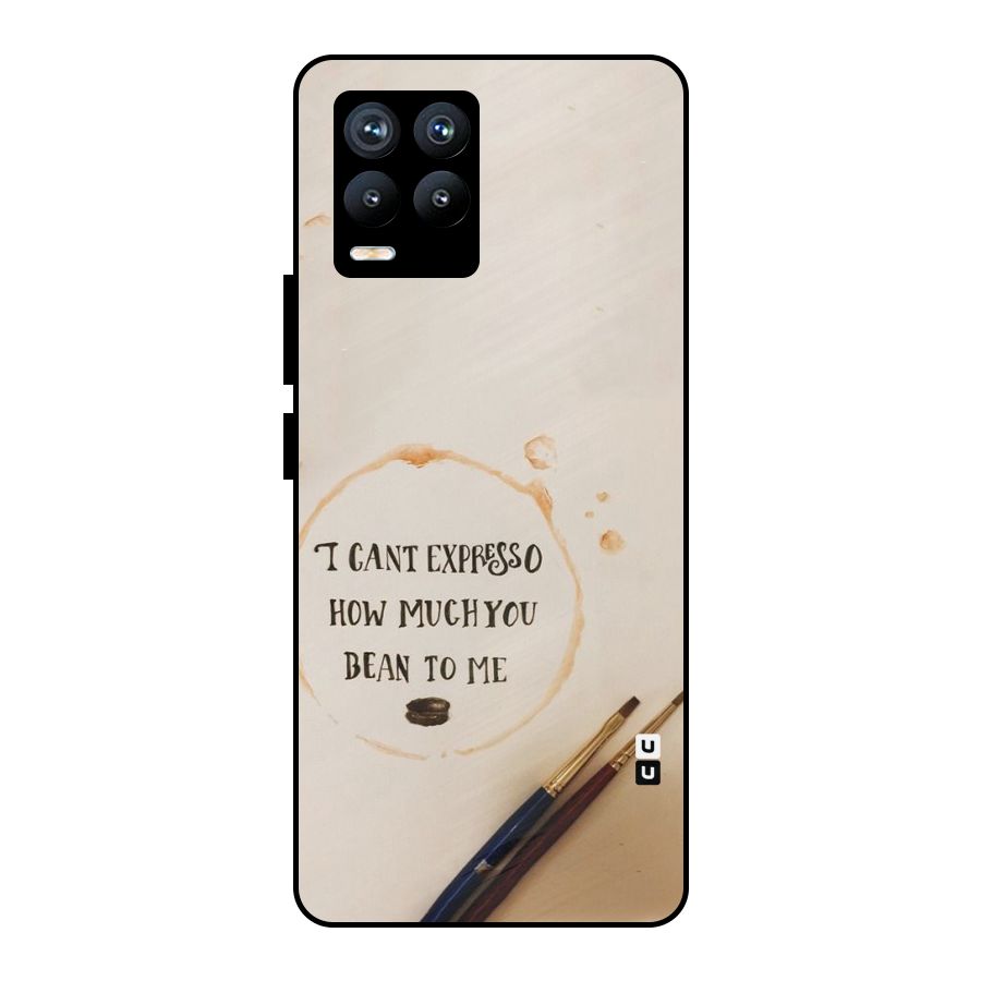 Espresso Bean Metal Back Case for Realme 8 Pro