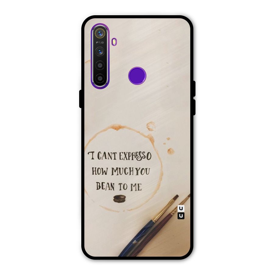 Espresso Bean Metal Back Case for Realme Narzo 10
