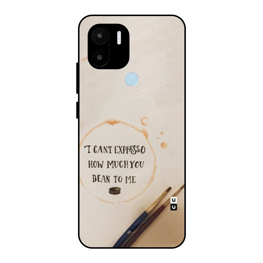 Espresso Bean Metal Back Case for Redmi A1+