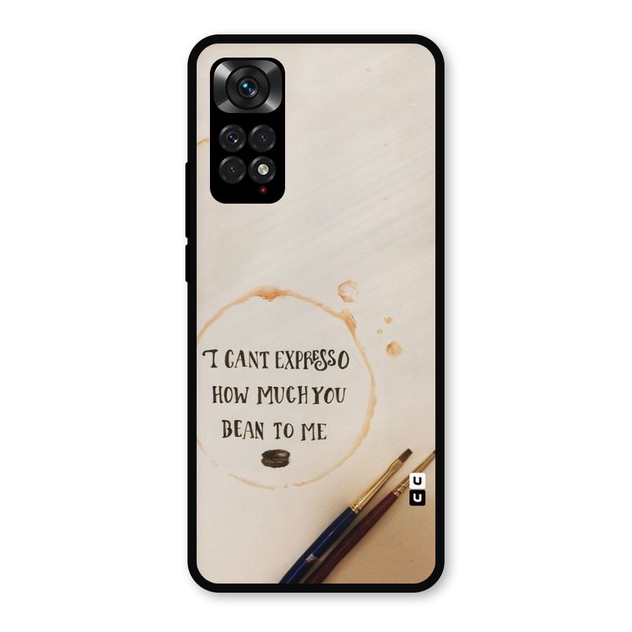 Espresso Bean Metal Back Case for Redmi Note 11s